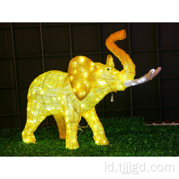 Lampu motif patung LED